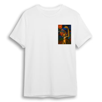 Girl with a Pearl Earring - Regular T-Shirt