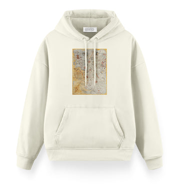 Piri Reis Map - Oversize Premium Hoodie