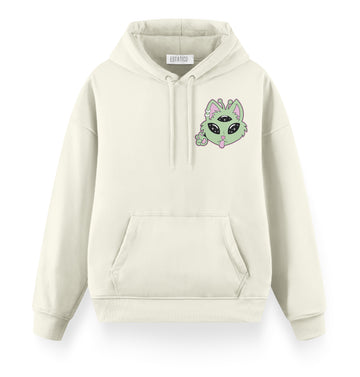 Uzaylı Kedi - Oversize Premium Hoodie