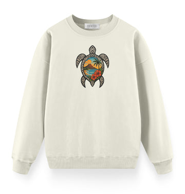 Colorful Turtle - Oversize Premium Sweatshirt