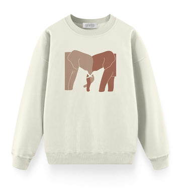 Elephants - Oversize Premium Sweatshirt