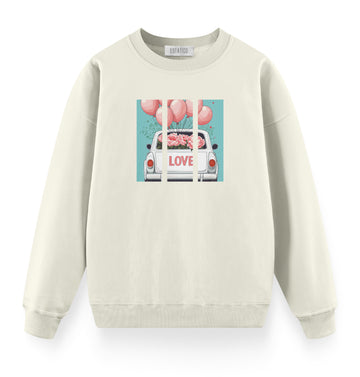 Love in the Car - Oversize Premium Sweatshirt