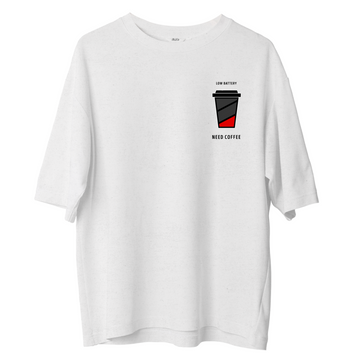 Need Coffee- Oversize Tshirt