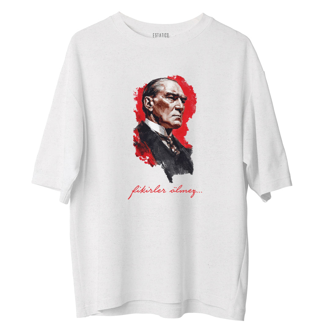 Fikirler Ölmez - Oversize Tshirt