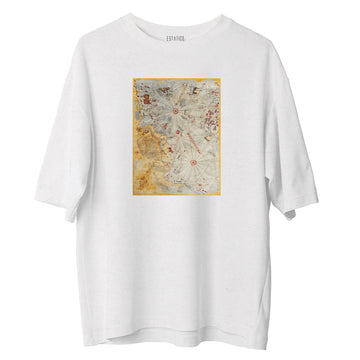 Piri Reis Map - Oversize Tshirt