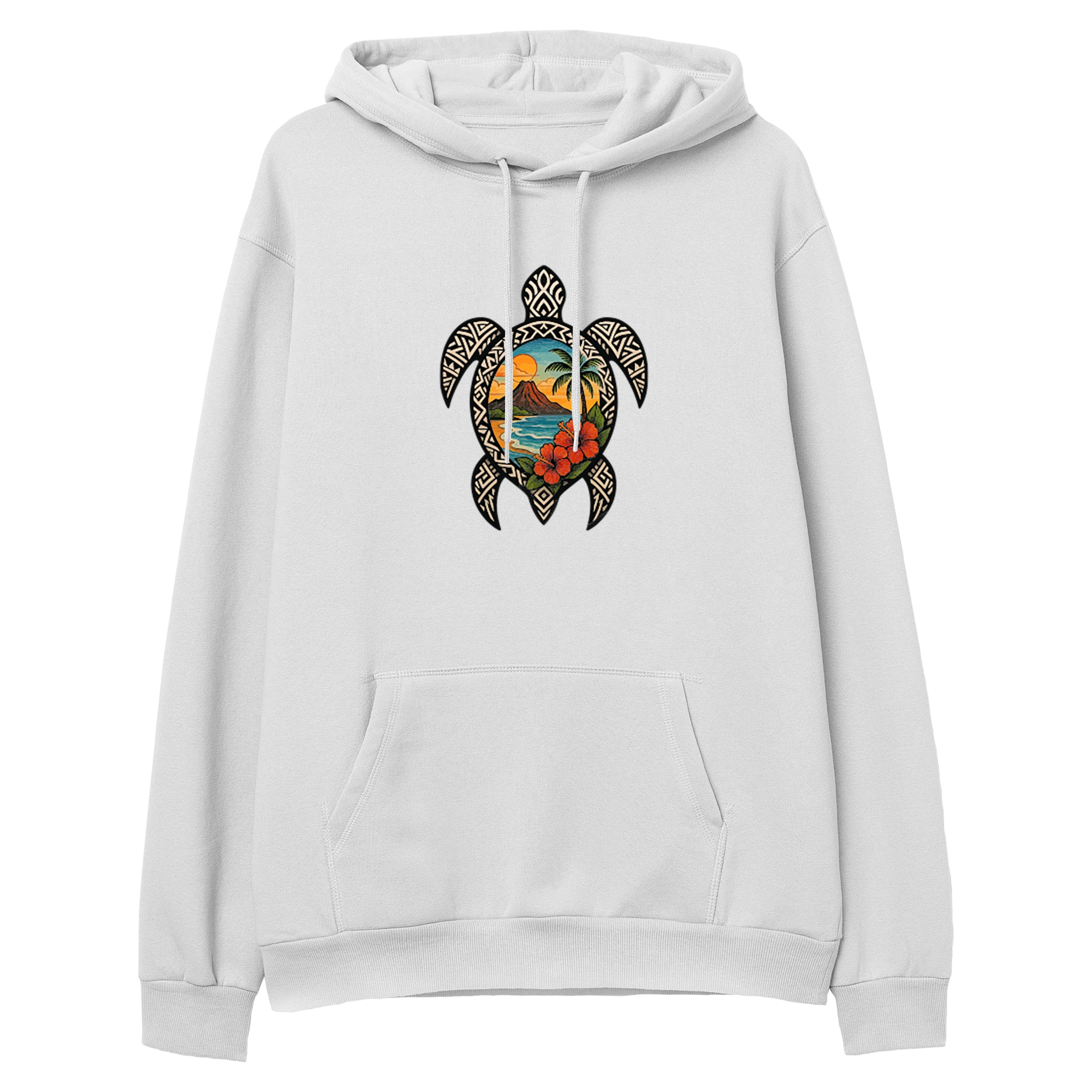 Colorful Turtle - Hoodie - Regular