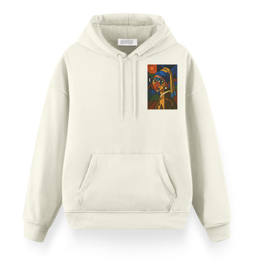 Girl with a Pearl Earring - Oversize Premium Hoodie
