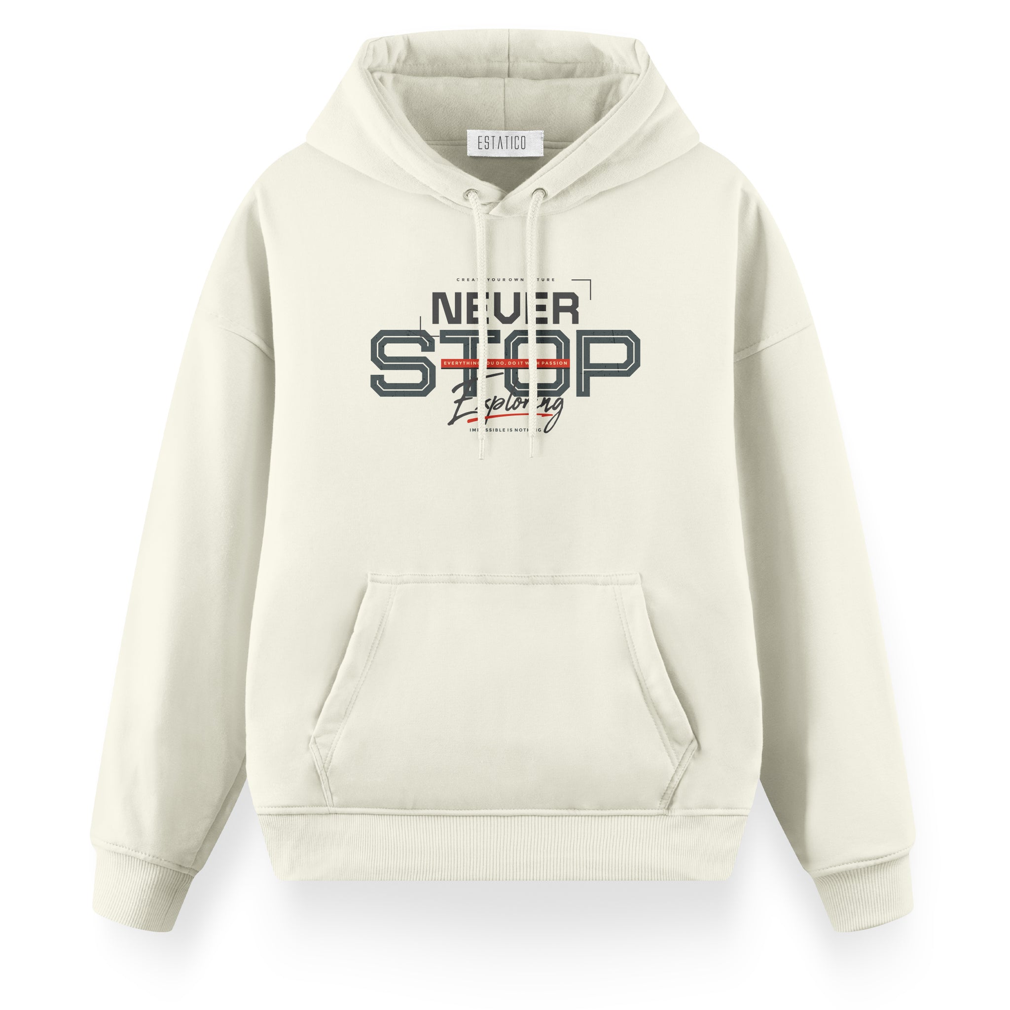 Never Stop - Oversize Premium Hoodie