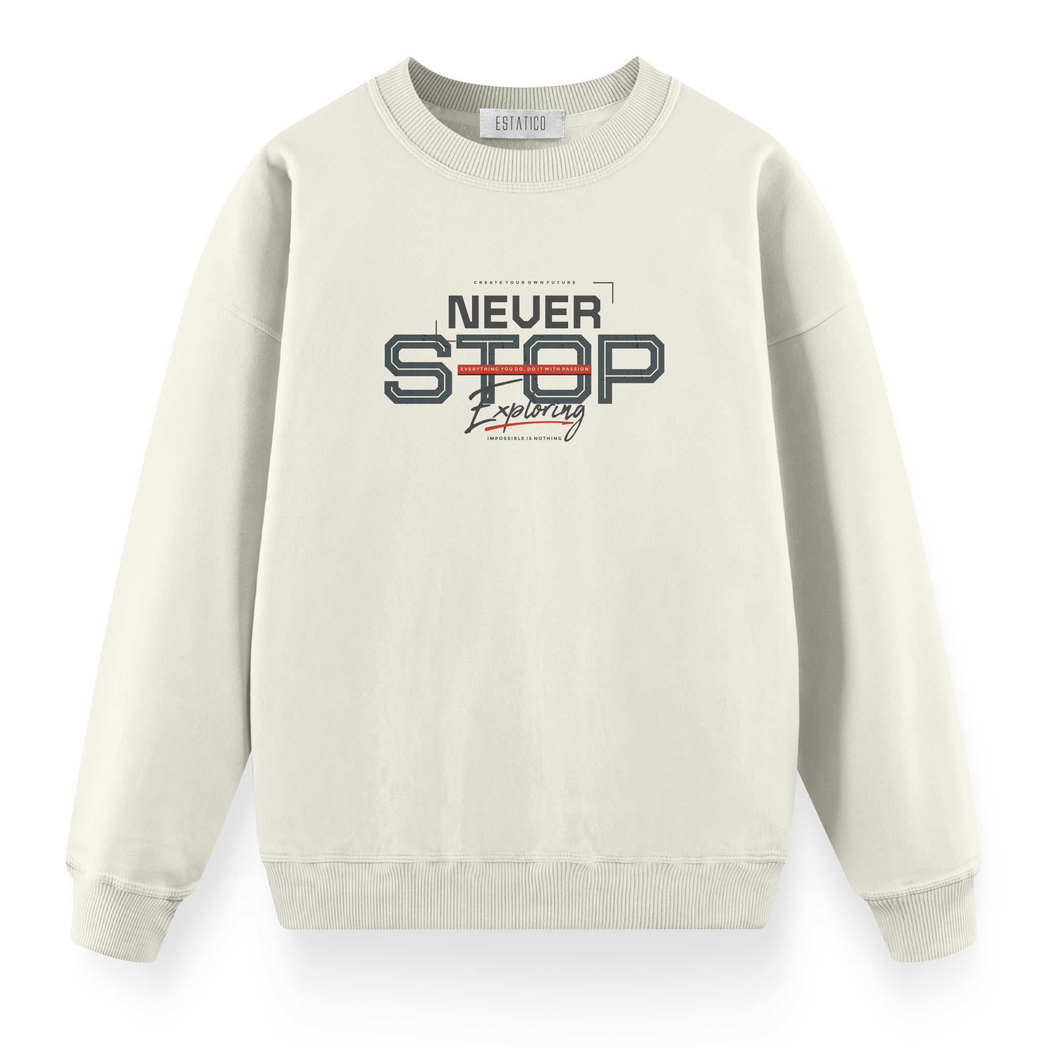 Never Stop - Oversize Premium Sweatshirt