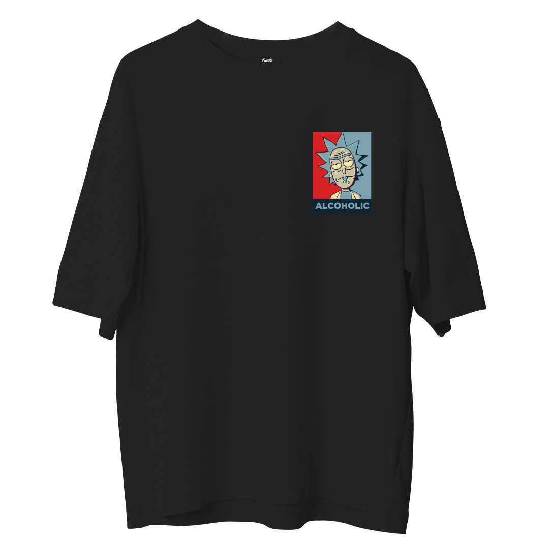 Alkolik Rick - Oversize Tshirt