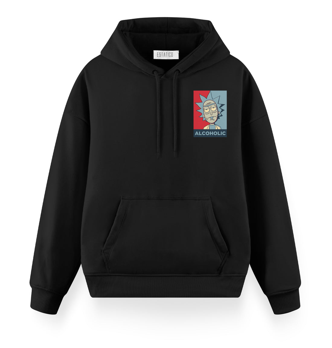 Alkolik Rick - Oversize Premium Hoodie