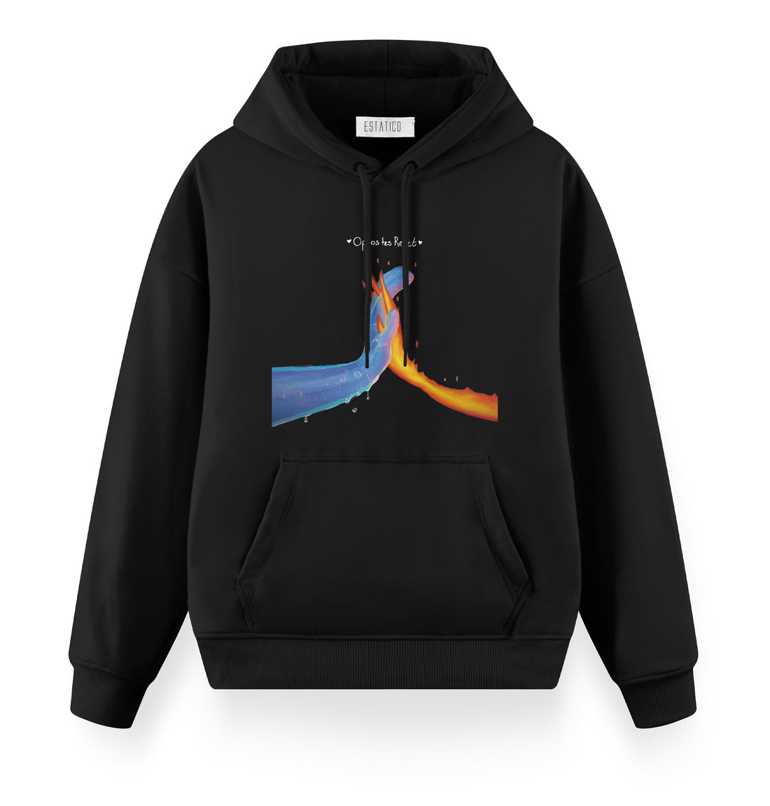 Ateş ve Su - Oversize Premium Hoodie