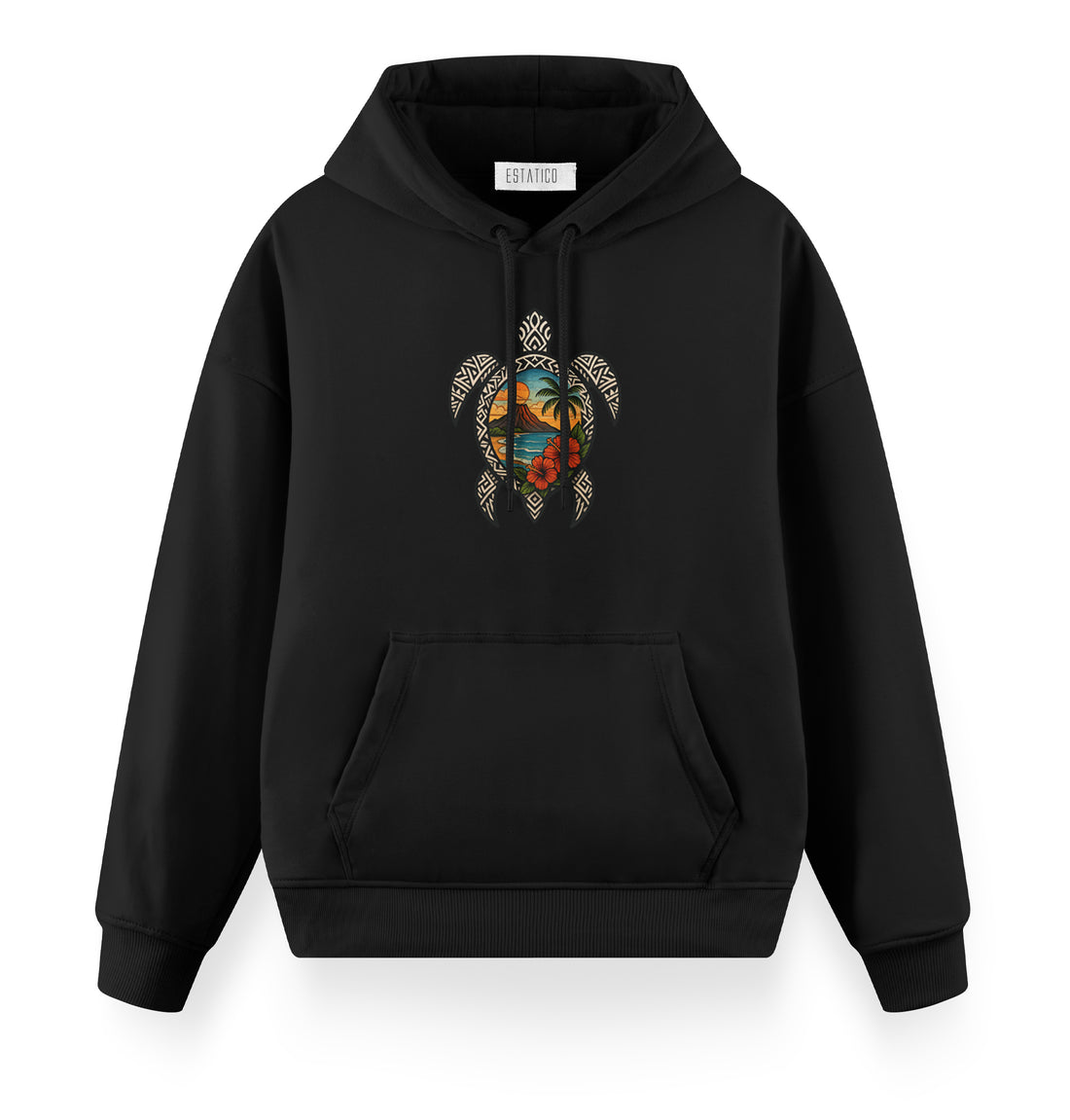 Colorful Turtle - Oversize Premium Hoodie