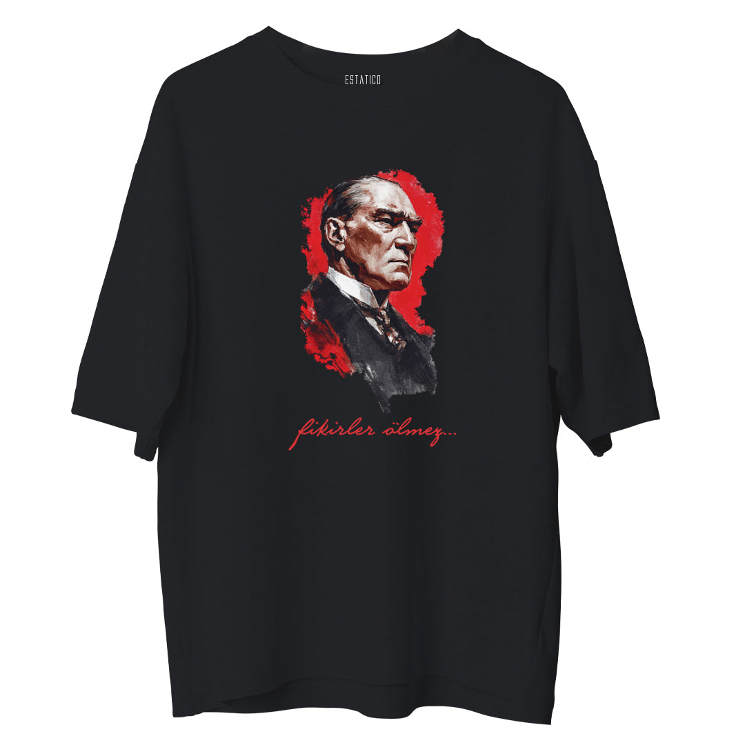 Fikirler Ölmez - Oversize Tshirt