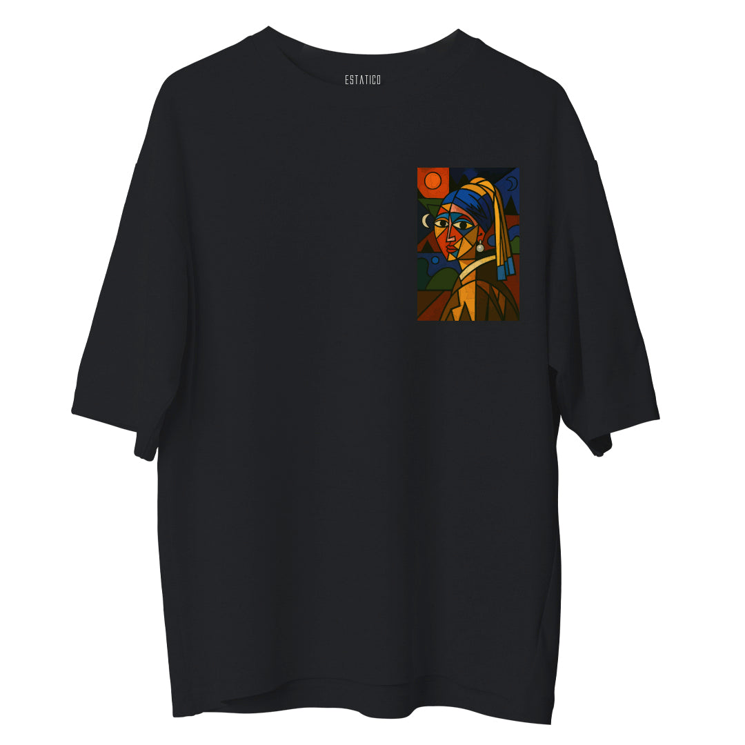 Girl with a Pearl Earring - Oversize Tshirt