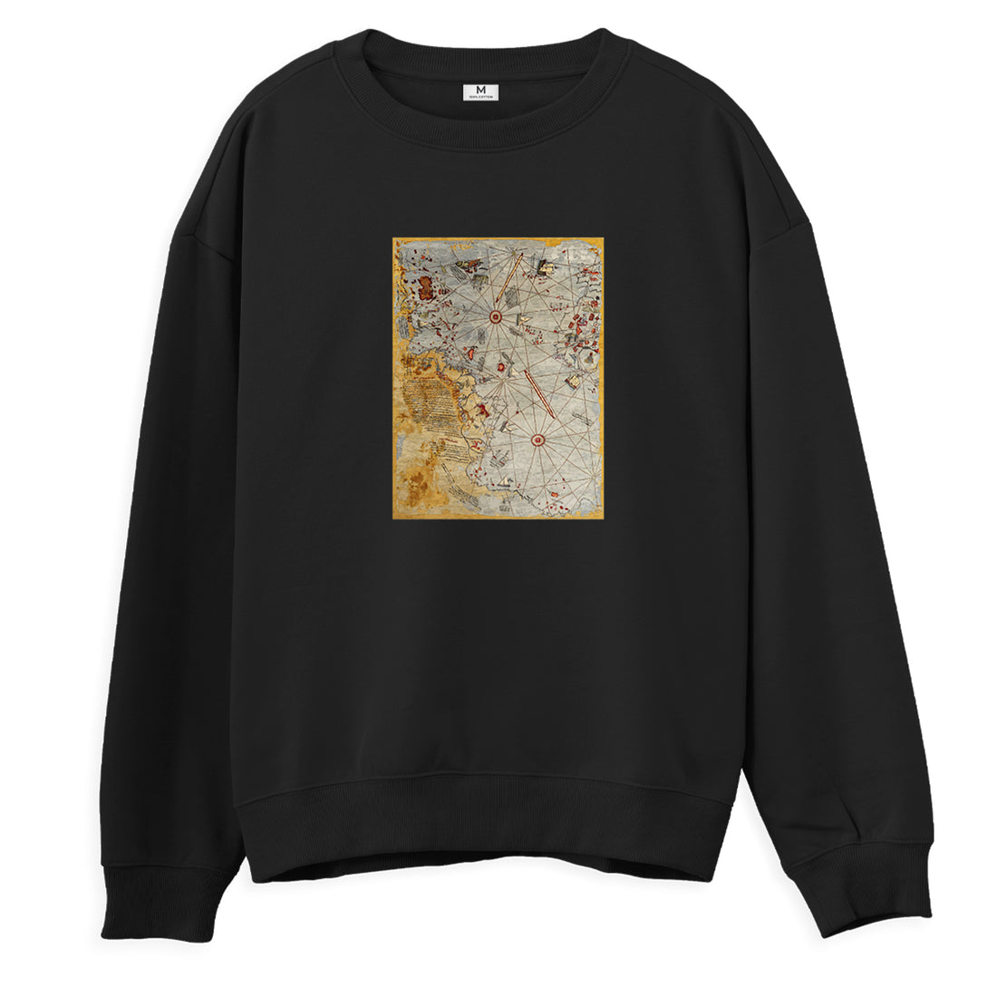 Piri Reis Map - Sweatshirt - Regular