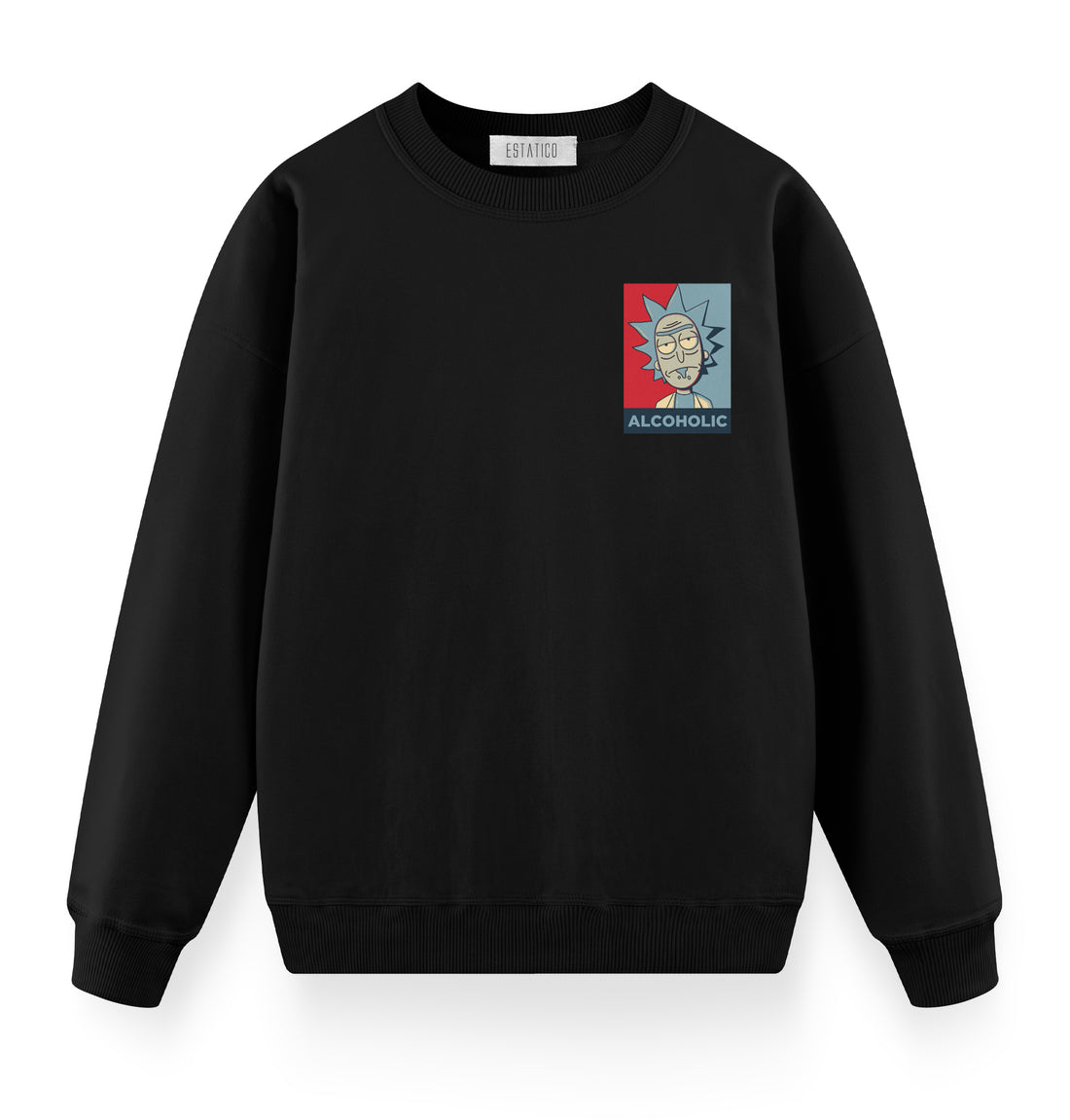 Alkolik Rick - Oversize Premium Sweatshirt