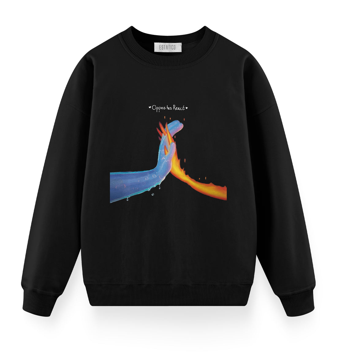 Ateş ve Su - Oversize Premium Sweatshirt