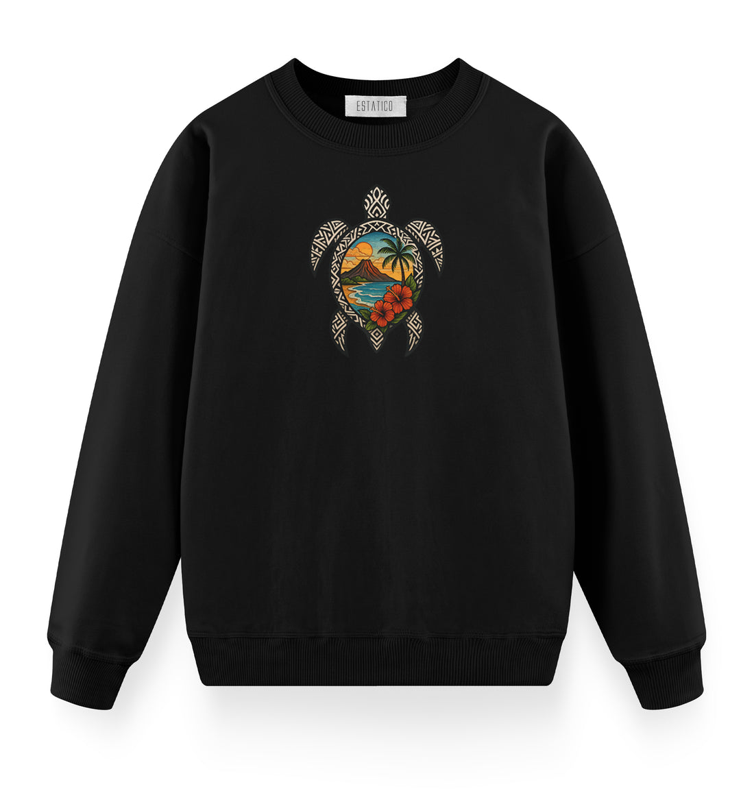 Colorful Turtle - Oversize Premium Sweatshirt