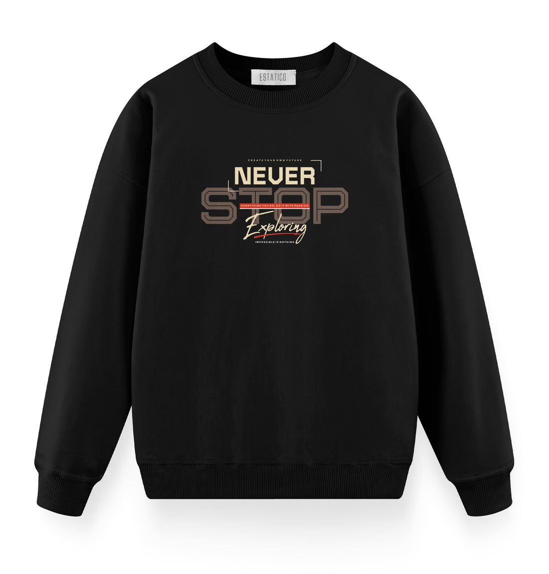 Never Stop - Oversize Premium Sweatshirt